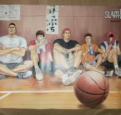 必見！スラムダンク　新装再編版　オリジナルポスター　☆新品 SLAM DUNK (スラムダンク) 新装再編版 全巻購入特典 特大