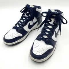 NIKE ナイキ ダンクハイ 白ネイビー 28.0cm Y0932
