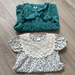 女の子　ワンピース　2点セット　teteatete BREEZE