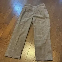 mysty woman チェック柄 スラックス パンツ