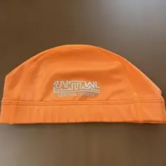 セントラルスポーツ　スイミング帽子L オレンジ　水泳帽