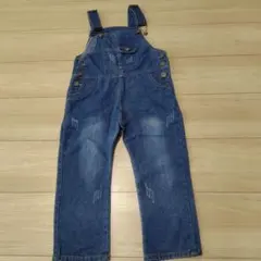デニムブルー オーバーオール 100-110cm