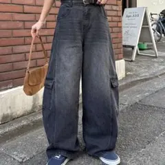 バルーンカーブカーゴデニムのサムネイル
