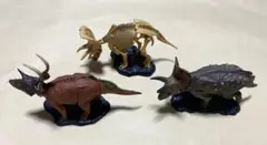 海洋堂　カプセルQ トリケラトプス3種セット