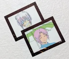 み*も様 【美品！匿名配送】銀魂 吉原大炎上 アニメ原画ステッカー 神楽 神威