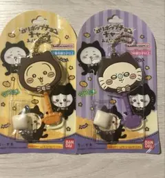 ちいかわ ロリポップチョコチャーム みんなで黒猫 うさぎとモモンガ セット