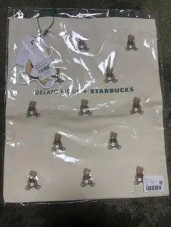 GELATO PIQUE + STARBUCKS トートバッグ　ベア柄