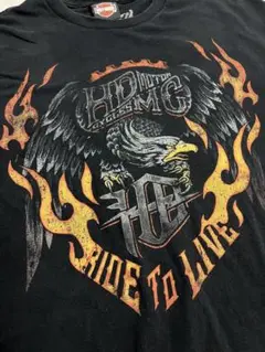 Harley-Davidson ハーレーダビットソン　Tシャツイーグルフレイム