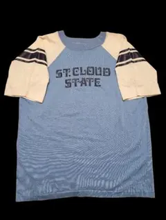 60s CHAMPION ツートン半袖Tシャツ L チャンピオン