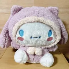 シナモロール ぬいぐるみ 耳付きフード Sanrio Japan / サンリオ - 【シナモロール ふわふわ猫耳フード