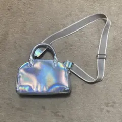 GU ショルダーバッグ　シルバー