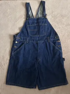 デニムサロペット ダークブルー