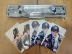 StrayKids くじ バンチャン ウルフチャン カトラリー ステッカー