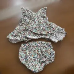 小花柄 セットアップ トップス ブルマ
