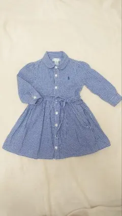 特価【新品】Ralph Laurenギンガムチェックワンピースのサムネイル