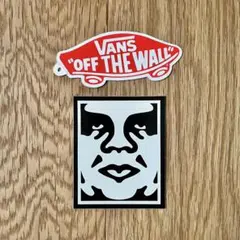 VANS & OBEY ステッカーセット