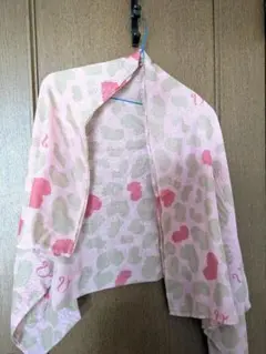 ＆LOVE アンドラブ qvc ハート ショール　ピンク　大判