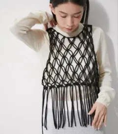 ADAM ET ROPÉ アダムエロペ　ロープベスト　試着のみ