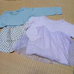 長袖カットソー２枚☆ブランシェス☆ベルメゾン