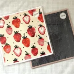 ラブラリー♡ストロベリードット＆ユニカラーハンカチ2枚セット新品未開封フェイラー