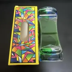 オイルタイマー 青緑　リラックス効果　ストレス解消　オシャレ雑貨　知育玩具