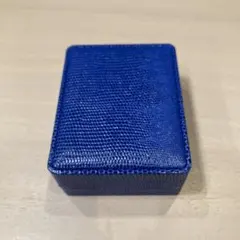 アクセサリーケース ブルー リザード調