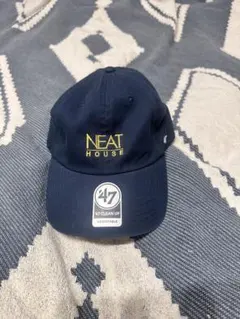 NEAT HOUSE 47 キャップ　ネイビー　ゴールド刺繍　新品未使用 NEAT HOUSE 47 キャップ ネイビー - メルカリ