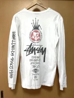 『STUSSY』ステューシー (S)ロングスリーブ i-D magazine