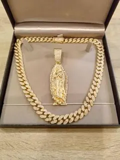 ゴールド　マリア　アバランチ　18kgp 　マイアミキューバン ラスト1点 人気