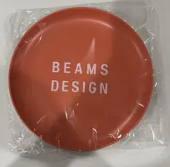 【新品未使用】BEAMSDESIGN オリジナルプレート2枚 オレンジ＆ホワイトのサムネイル