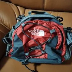 THE NORTH FACE ナップザック レッド/グレー