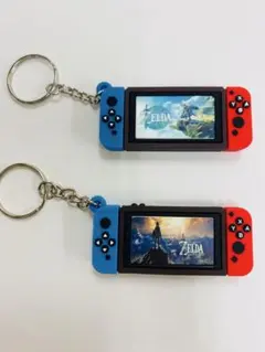 ゼルダの伝説キーホルダー2点セット ゲーム機 面白い 目立つ 可愛い チャーム