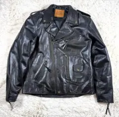 DEGNER デグナー ダブル レザー ライダースジャケット XLのサムネイル