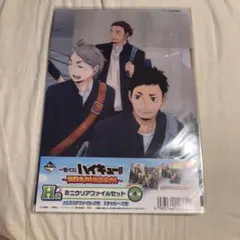 一番くじ ハイキュー‼︎ H賞ミニクリアファイルセット