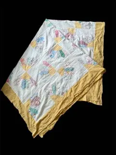 vintage パッチワーク キルト トップ US ラグ ヴィンテージ