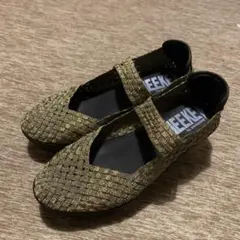 スニーカー SNEEKEメッシュメリージェーンウエッジシューズ レディース L