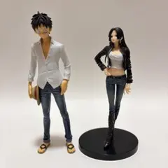 ルフィ　ハンコック　箱無しフィギュア　ワンピース