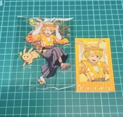 鬼滅の刃　AGF2023卯年　アクリルスタンド　我妻善逸 ランダムチェキ風カード