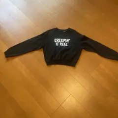 CREEPIN' IT REAL 黒スウェット