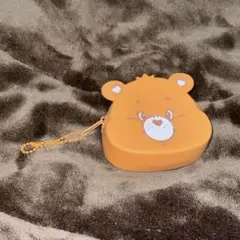 ケアベア　シリコンポーチ2 オレンジ