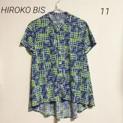 0888 HIROKO BIS ヒロコビス 半袖 シャツ ブラウス 11号