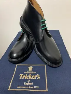 JUNYA WATANABE×Tricker's ブラック チャッカブーツ 8