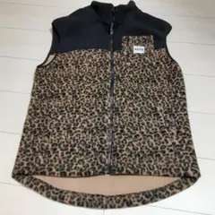 ⭐EIVY⭐レオパード柄 ⭐ヒョウ柄⭐ジップアップベスト⭐スノーボード⭐