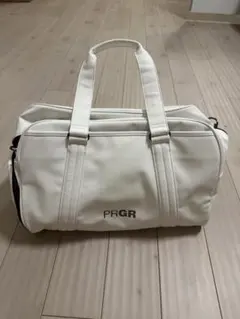 PRGR ボストンバッグ PBB-112 ホワイト - メルカリ
