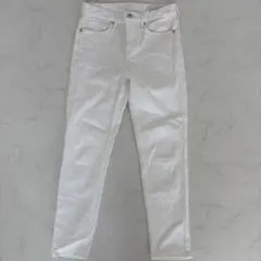 Upper hights デニム ホワイトスキニー 22（C421）