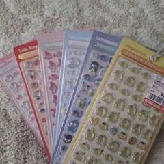 ボンボンドロップシール　サンリオmini 6枚セット