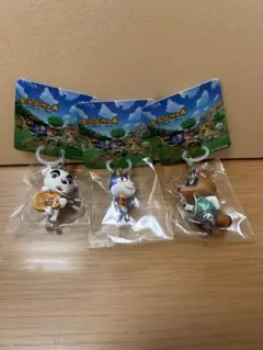 どうぶつの森　マスコットフィギュア　めじるしアクセサリー　3種セット②