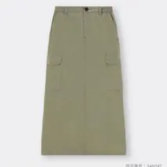 GU カーゴスカート　カーキ