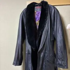 VOLVOS レザー ジャケット ファー付き ファーコート