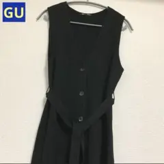 GU ニットジャンパードレス Z+E ブラック S